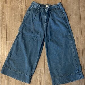 Pilcro Women’s Wide-Leg Cropped Denim Pants